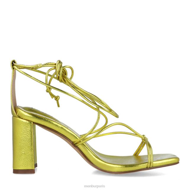 Menbur femmes eutimie DVZ865768 talons moyens et bas jaune