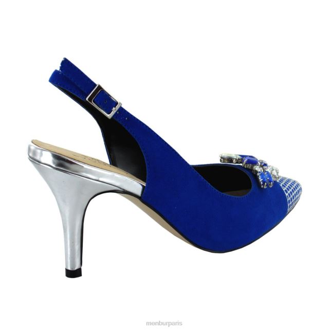 Menbur femmes faucène DVZ865972 talons moyens et bas bleu moyen