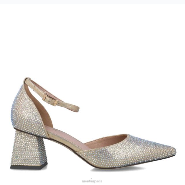 Menbur femmes fluorite DVZ861662 talons moyens et bas or