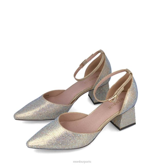 Menbur femmes fluorite DVZ861662 talons moyens et bas or