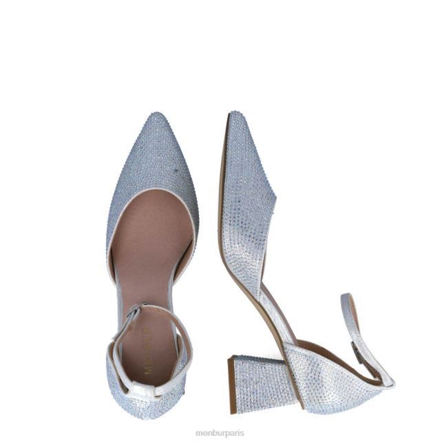 Menbur femmes fluorite DVZ865694 talons moyens et bas argent