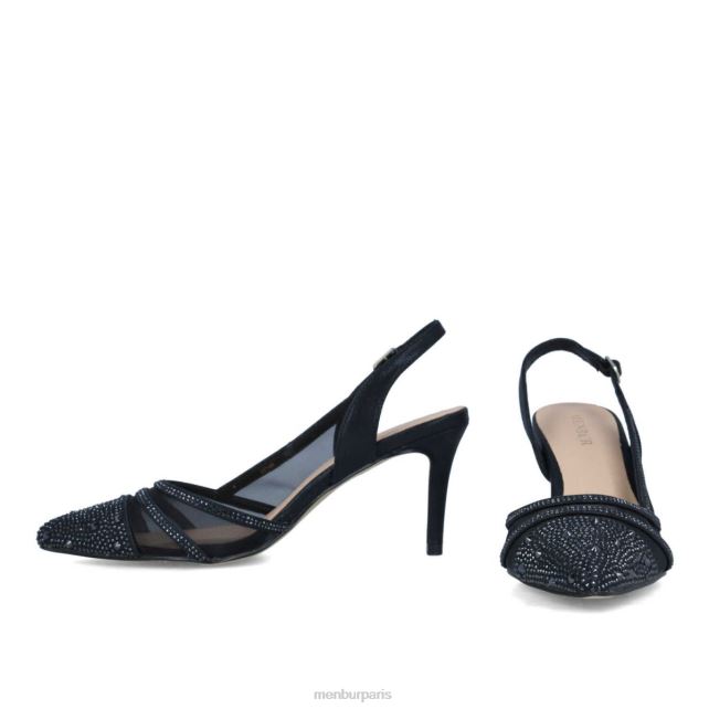 Menbur femmes glauco DVZ861700 talons moyens et bas noir