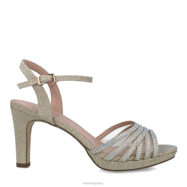 Menbur femmes goshenita DVZ861641 talons moyens et bas or