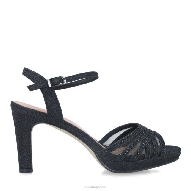 Menbur femmes goshenita DVZ865645 talons moyens et bas noir