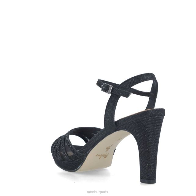 Menbur femmes goshenita DVZ865645 talons moyens et bas noir