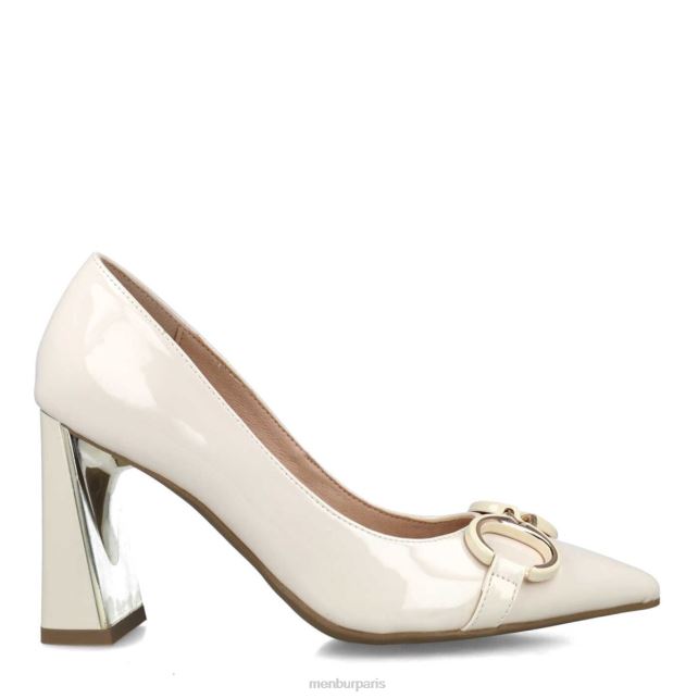 Menbur femmes granité DVZ865592 talons moyens et bas beige