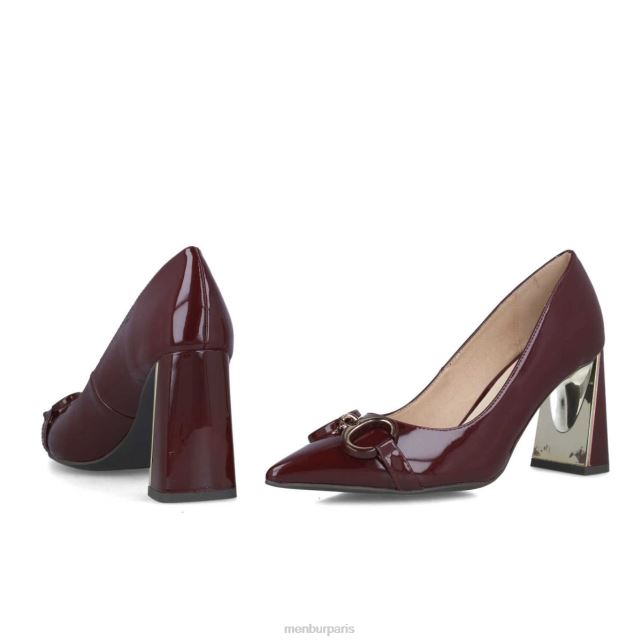 Menbur femmes granité DVZ865593 talons moyens et bas rouge