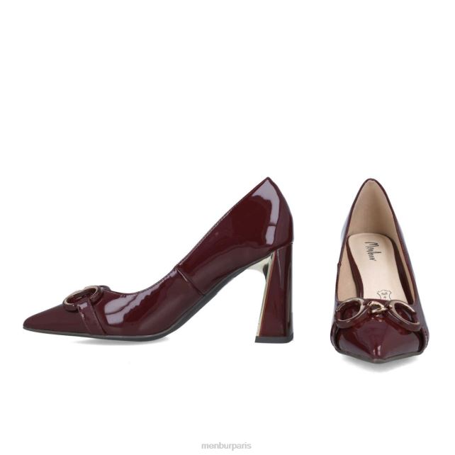 Menbur femmes granité DVZ865593 talons moyens et bas rouge