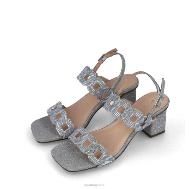 Menbur femmes héosforo DVZ861697 talons moyens et bas argent