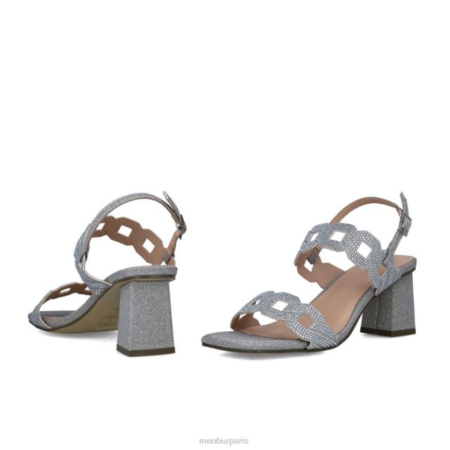 Menbur femmes héosforo DVZ861697 talons moyens et bas argent