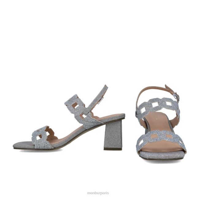 Menbur femmes héosforo DVZ861697 talons moyens et bas argent