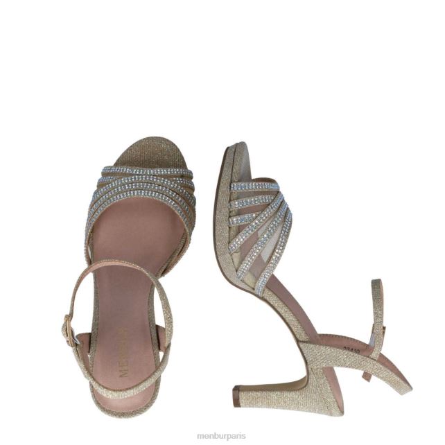 Menbur femmes hambergita DVZ861624 talons moyens et bas or