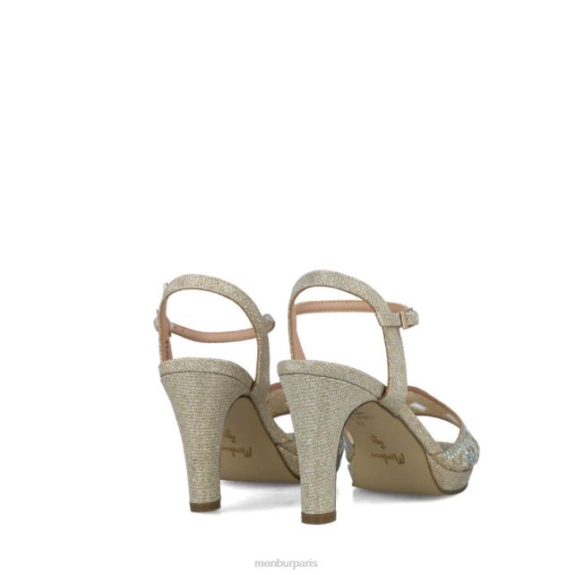 Menbur femmes hambergita DVZ861624 talons moyens et bas or