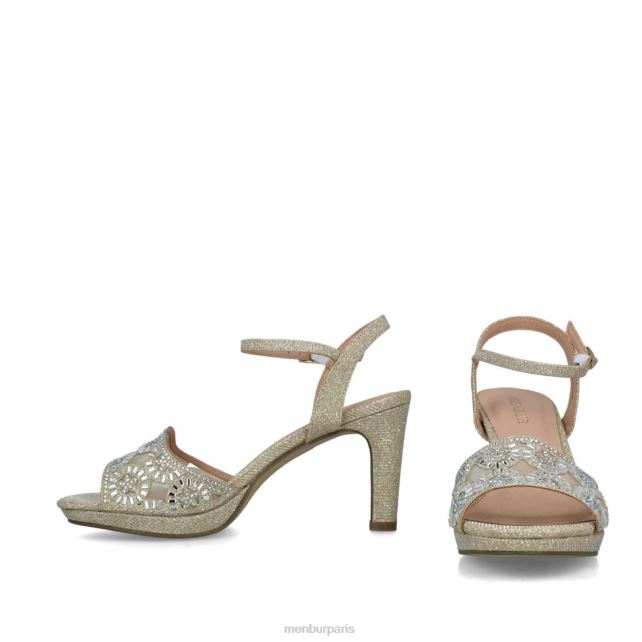 Menbur femmes hambergita DVZ861624 talons moyens et bas or