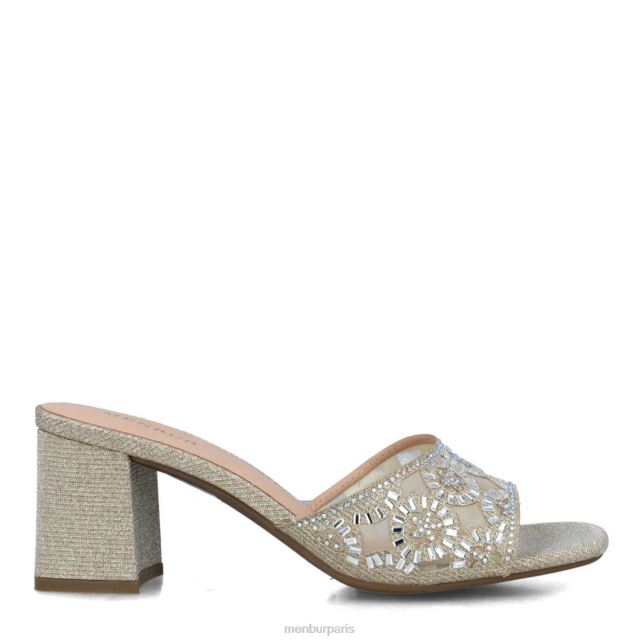 Menbur femmes hambergita DVZ861646 talons moyens et bas or