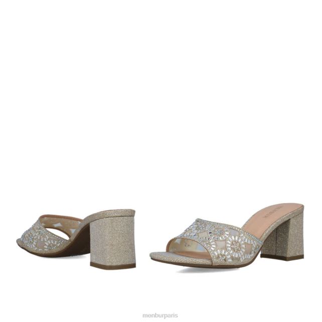 Menbur femmes hambergita DVZ861646 talons moyens et bas or