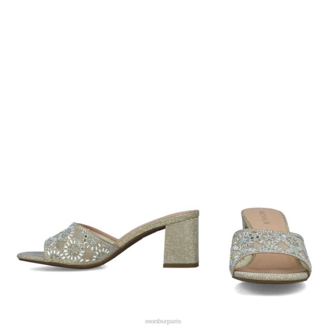 Menbur femmes hambergita DVZ861646 talons moyens et bas or