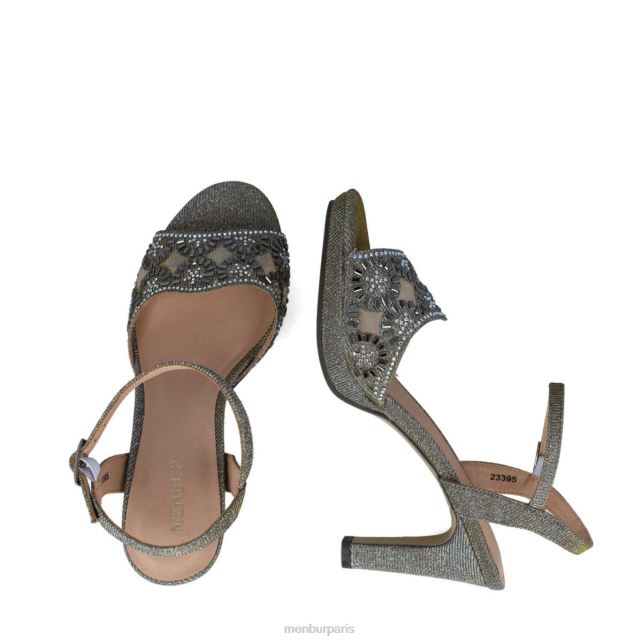 Menbur femmes hambergita DVZ865602 talons moyens et bas gris