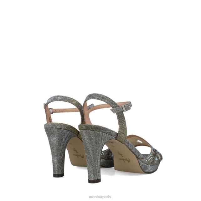 Menbur femmes hambergita DVZ865602 talons moyens et bas gris