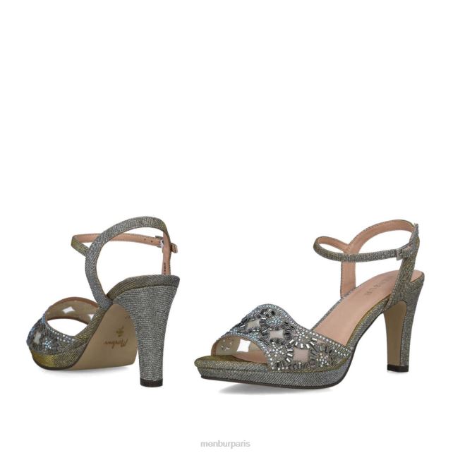 Menbur femmes hambergita DVZ865602 talons moyens et bas gris