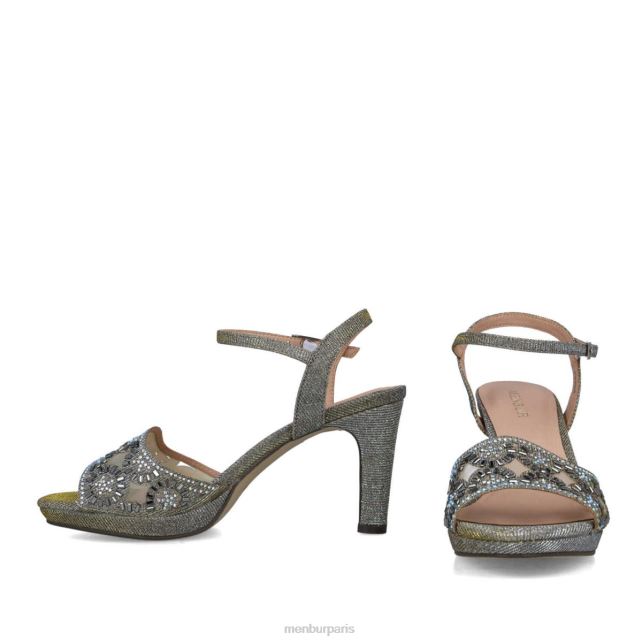 Menbur femmes hambergita DVZ865602 talons moyens et bas gris