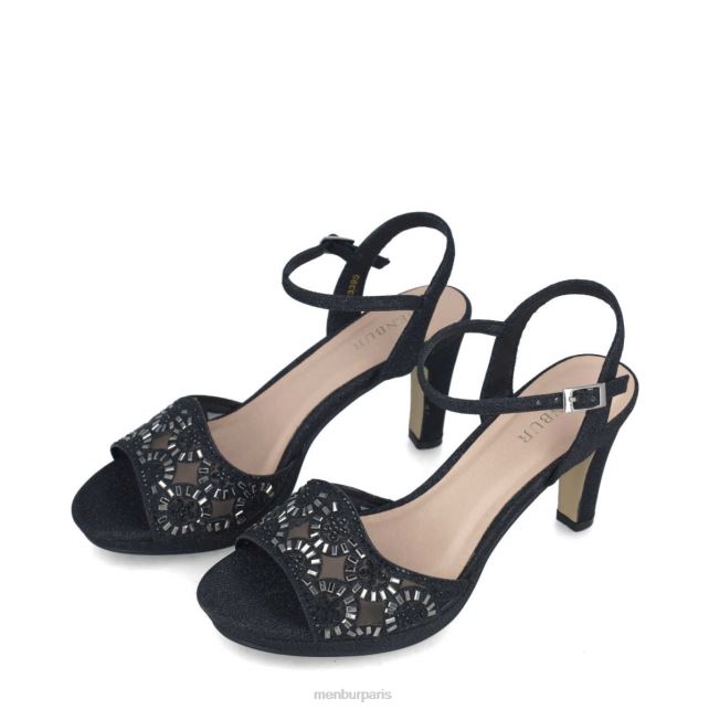 Menbur femmes hambergita DVZ865603 talons moyens et bas noir