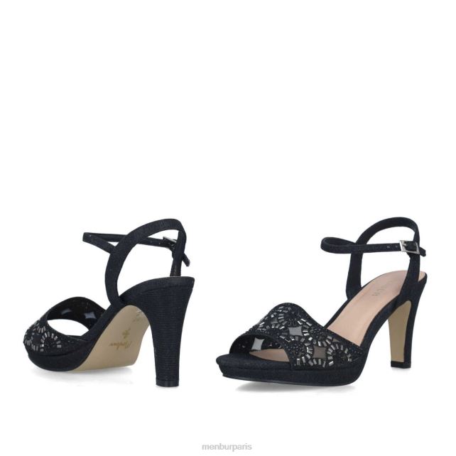 Menbur femmes hambergita DVZ865603 talons moyens et bas noir