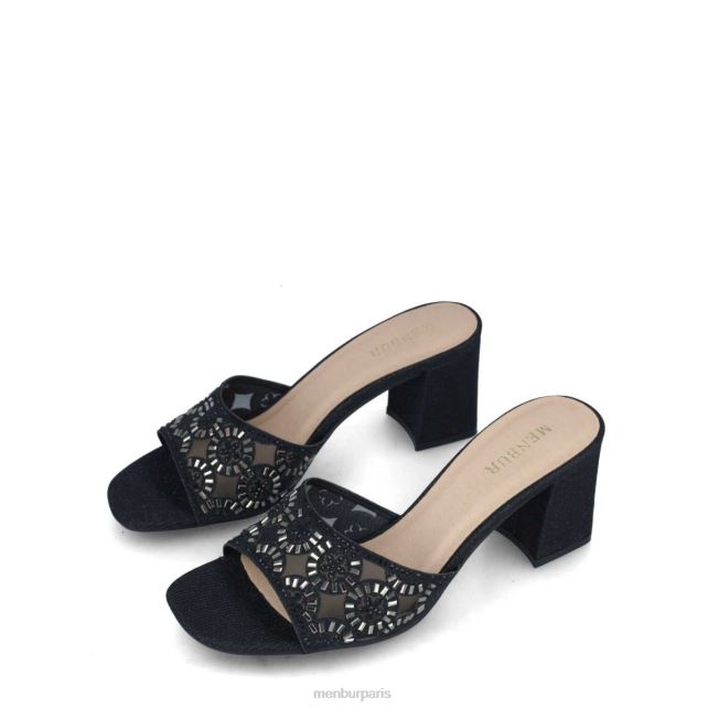 Menbur femmes hambergita DVZ865656 talons moyens et bas noir