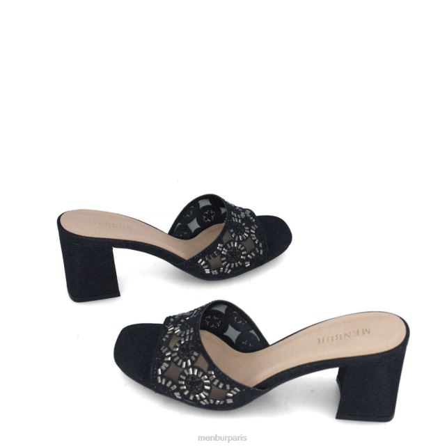 Menbur femmes hambergita DVZ865656 talons moyens et bas noir