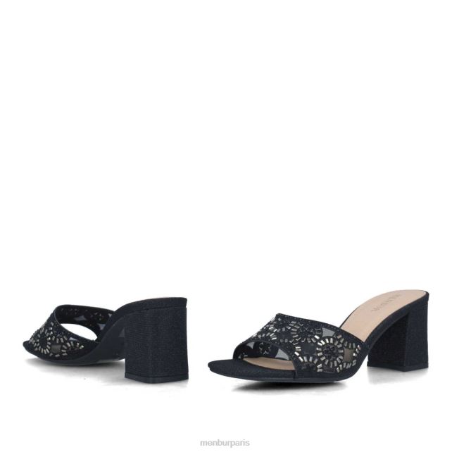 Menbur femmes hambergita DVZ865656 talons moyens et bas noir