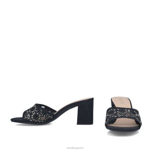 Menbur femmes hambergita DVZ865656 talons moyens et bas noir