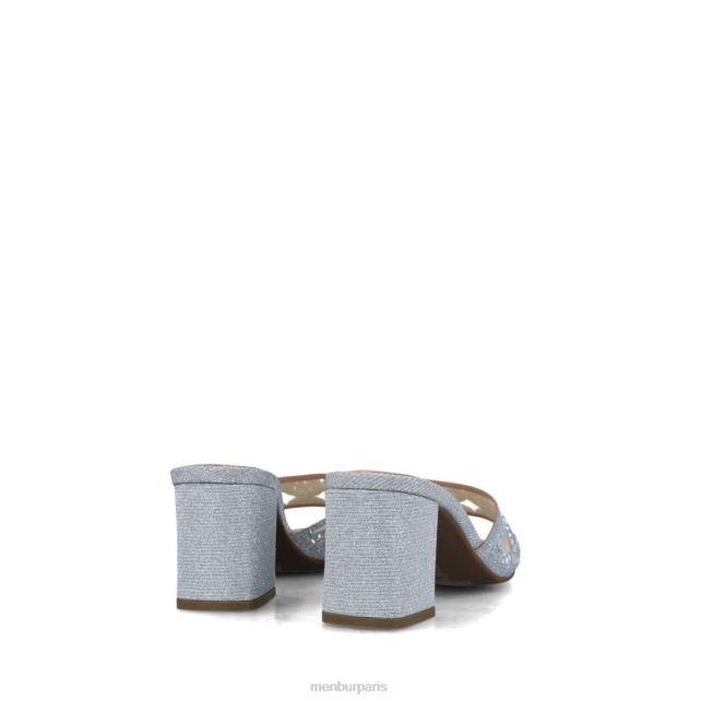 Menbur femmes hambergita DVZ865657 talons moyens et bas argent