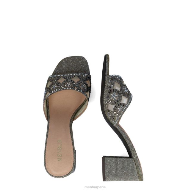 Menbur femmes hambergita DVZ865658 talons moyens et bas gris