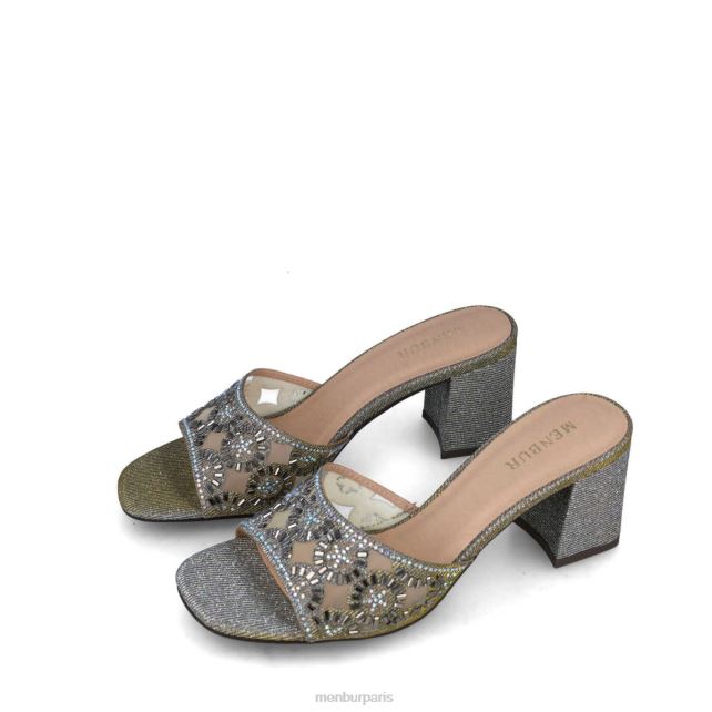 Menbur femmes hambergita DVZ865658 talons moyens et bas gris