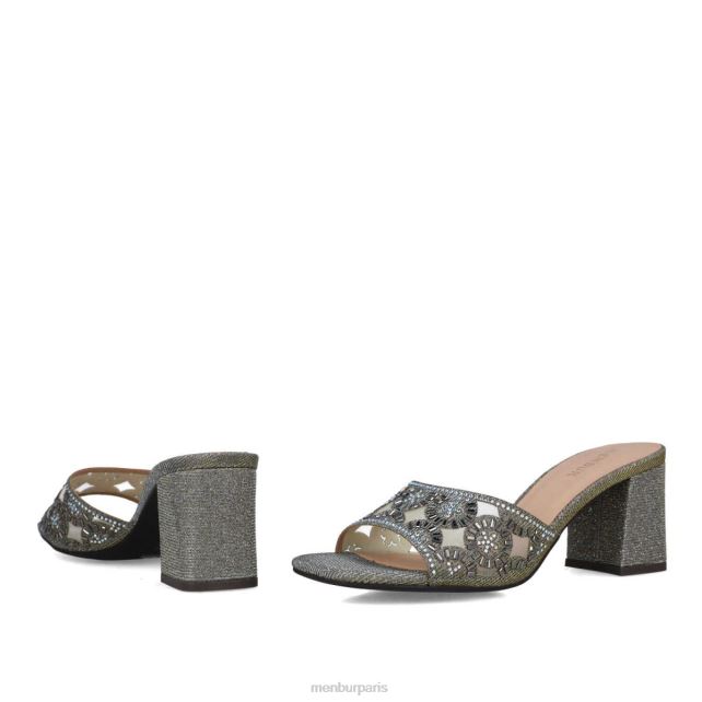 Menbur femmes hambergita DVZ865658 talons moyens et bas gris