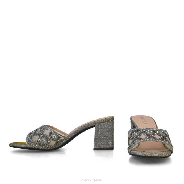 Menbur femmes hambergita DVZ865658 talons moyens et bas gris