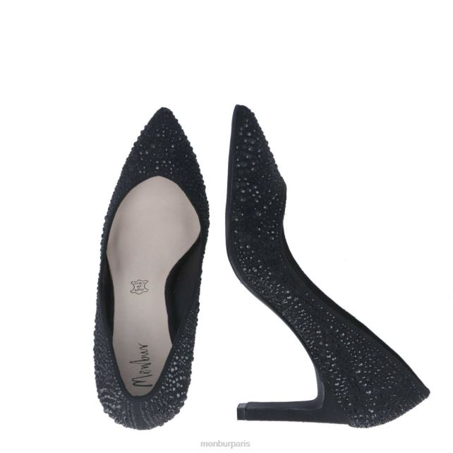 Menbur femmes hovenie DVZ861749 talons moyens et bas noir