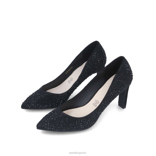 Menbur femmes hovenie DVZ861749 talons moyens et bas noir