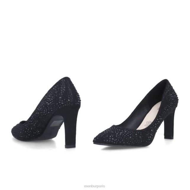 Menbur femmes hovenie DVZ861749 talons moyens et bas noir