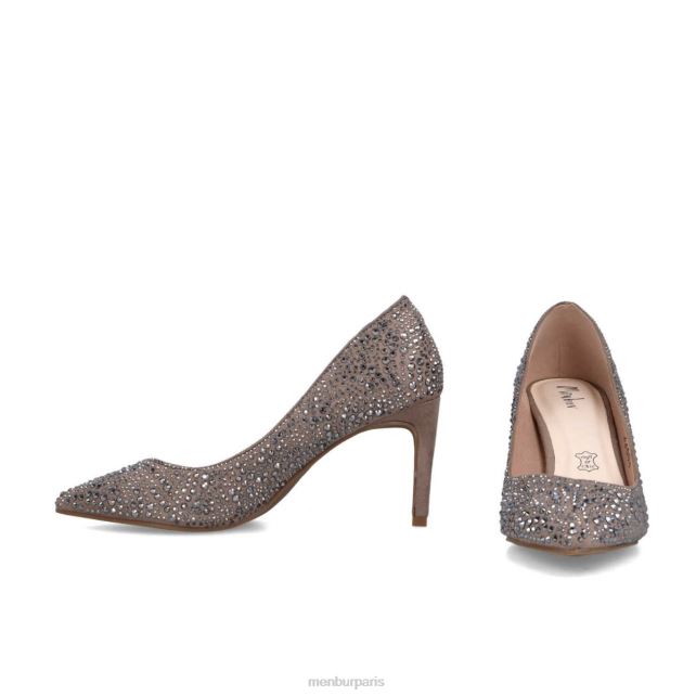 Menbur femmes hovenie DVZ865913 talons moyens et bas brun