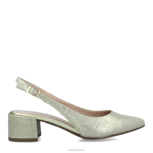 Menbur femmes isonzo DVZ865906 talons moyens et bas or