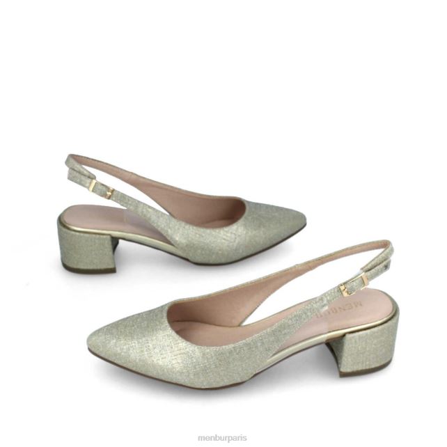 Menbur femmes isonzo DVZ865906 talons moyens et bas or