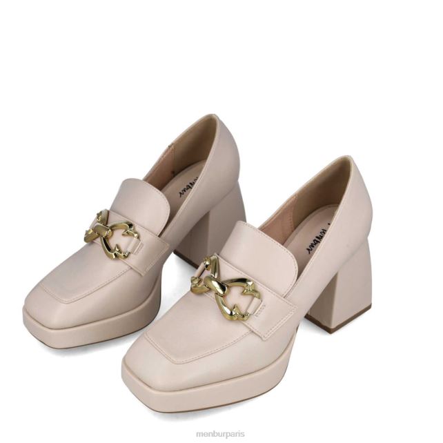 Menbur femmes jaspe DVZ865611 talons moyens et bas beige
