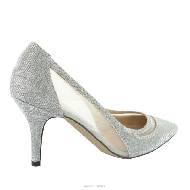 Menbur femmes jau DVZ865970 talons moyens et bas argent
