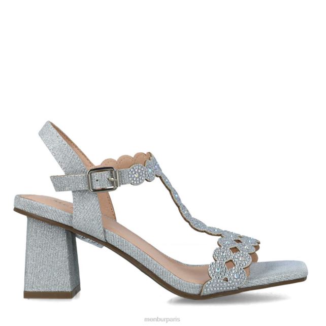 Menbur femmes kunzita DVZ861650 talons moyens et bas argent