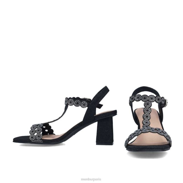 Menbur femmes kunzita DVZ865666 talons moyens et bas noir