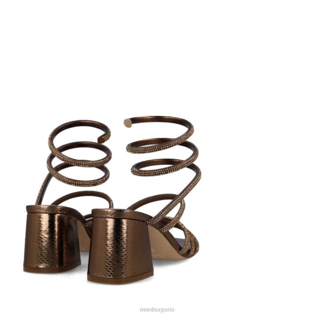 Menbur femmes lépus DVZ861602 talons moyens et bas bronze