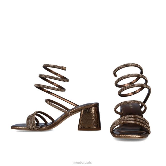 Menbur femmes lépus DVZ861602 talons moyens et bas bronze