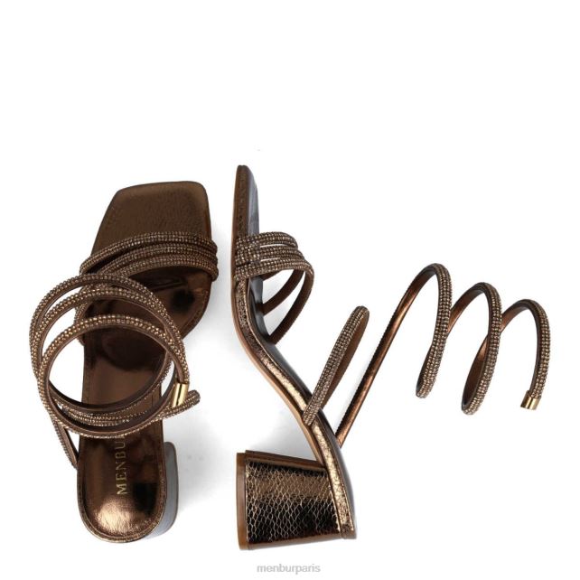 Menbur femmes lépus DVZ861602 talons moyens et bas bronze