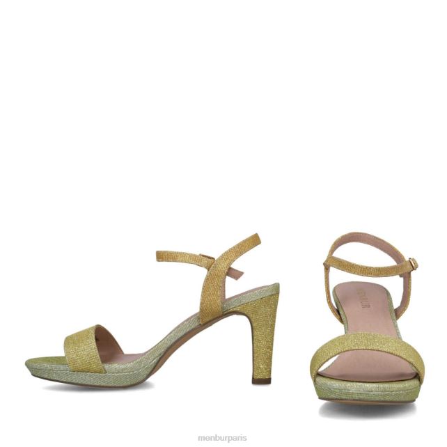 Menbur femmes larimar DVZ861625 talons moyens et bas or